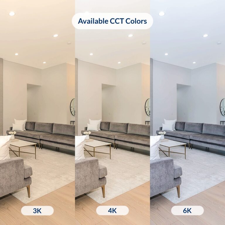 Difference Between Warm White (3K), Natural White (4K)