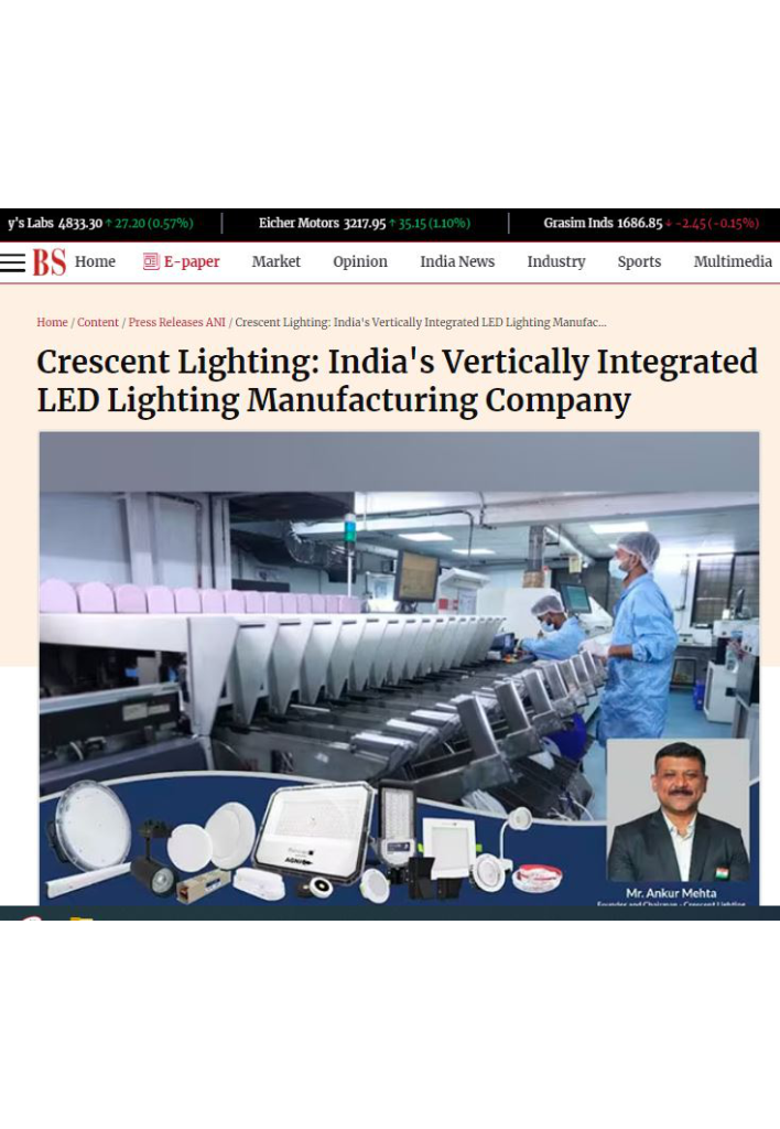 Business Standard Press Release